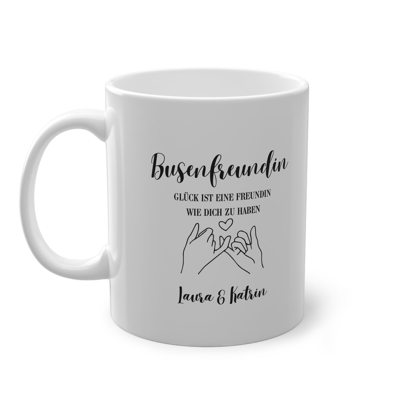 Personalisierte Freundschafts-Tasse, Geschenk für Beste Freundinnen - MorgenMood