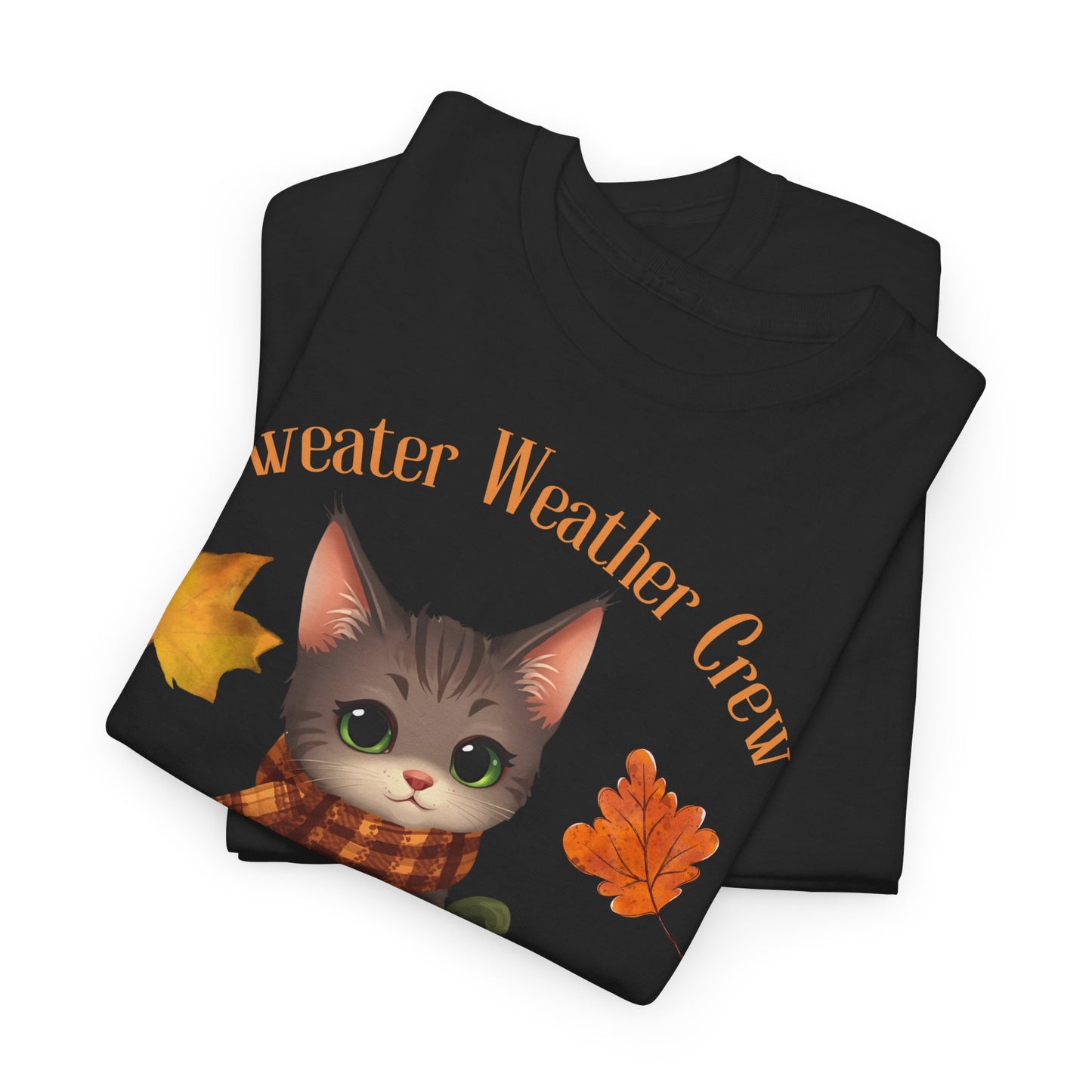 Cozy Fall Cat Shirt – Süßes Herbst T-Shirt für Katzenliebhaberinnen | Morgenmood