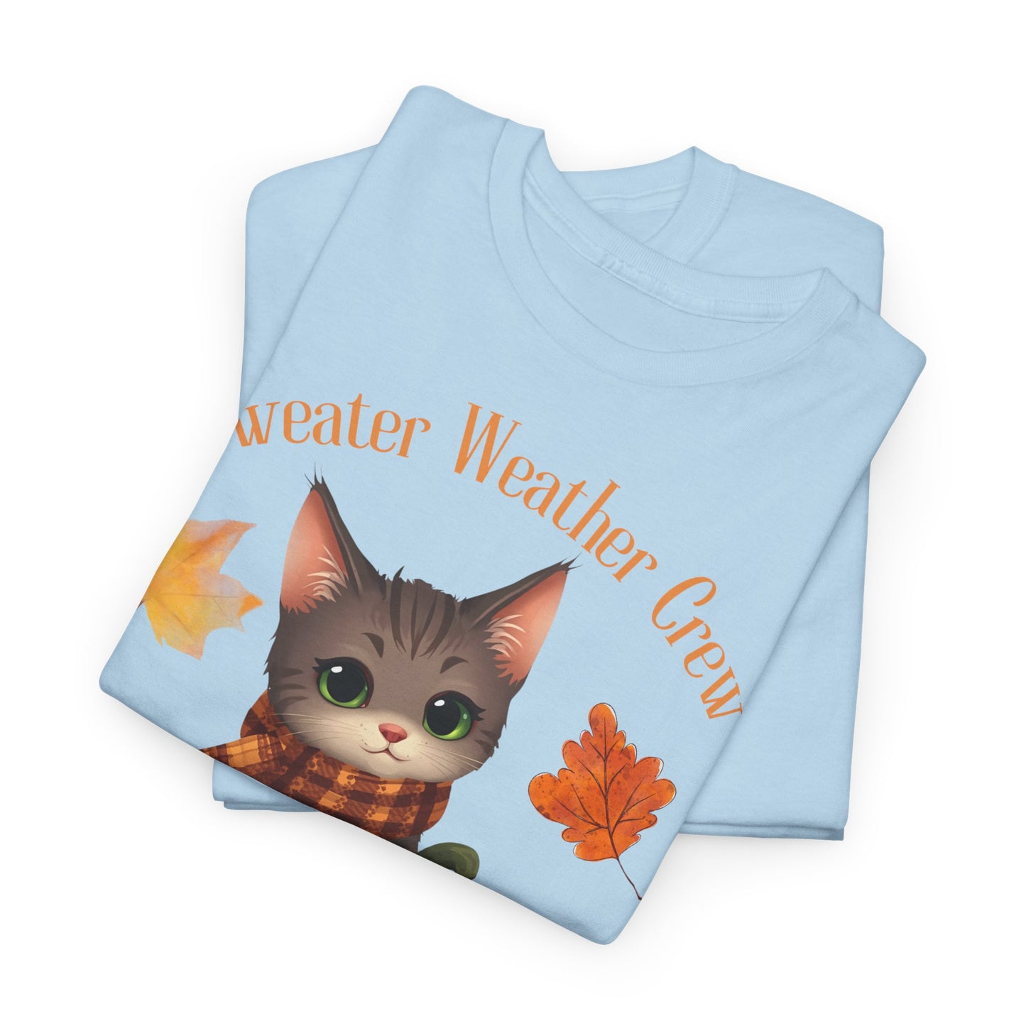 Cozy Fall Cat Shirt – Süßes Herbst T-Shirt für Katzenliebhaberinnen | Morgenmood