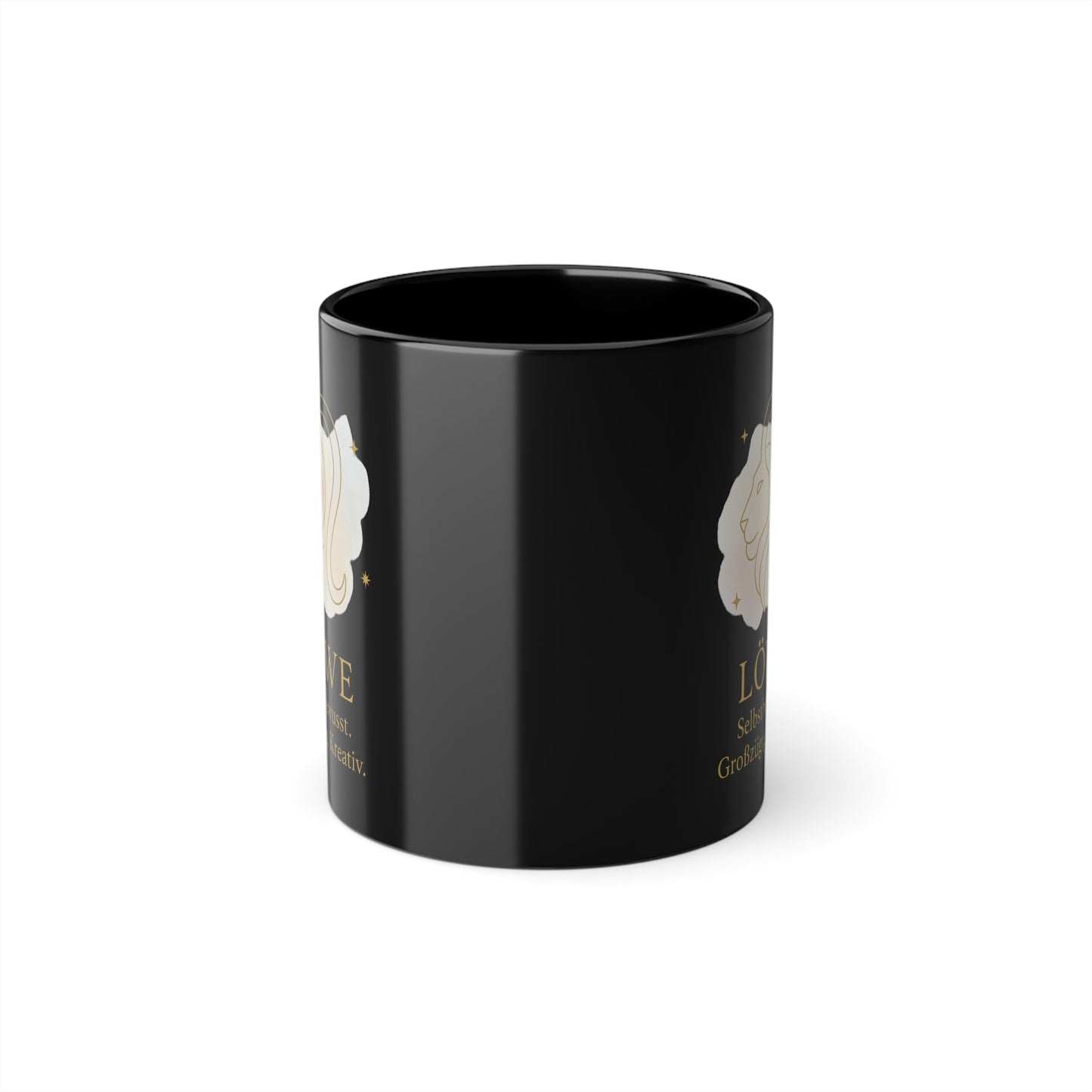 Tasse Sternzeichen Löwe, goldenes Boho Design - MorgenMood
