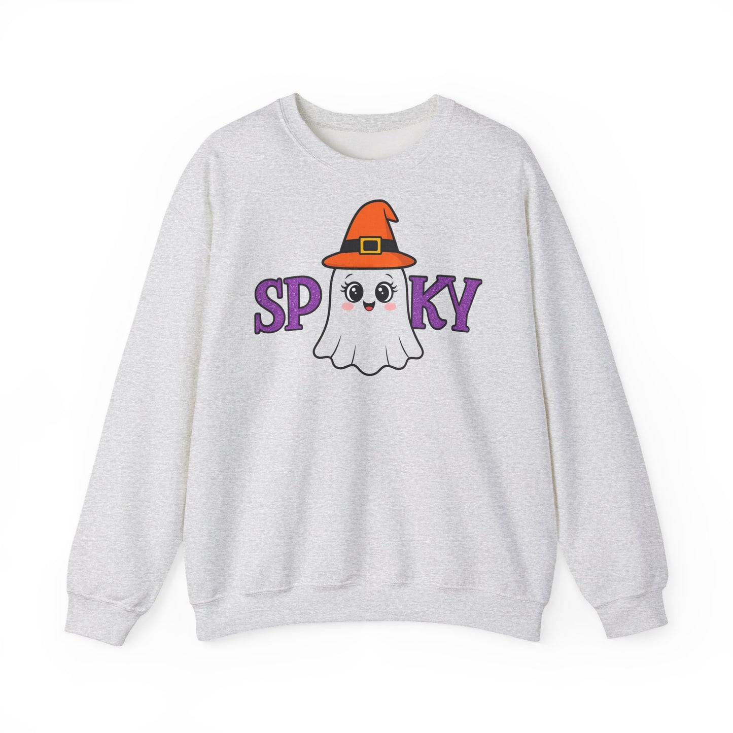 Gruseliges Geister Crewneck Sweatshirt, Halloween Kleidung, Herbstmode, Gemütlicher Pullover, Unisex Kollektion - MorgenMood