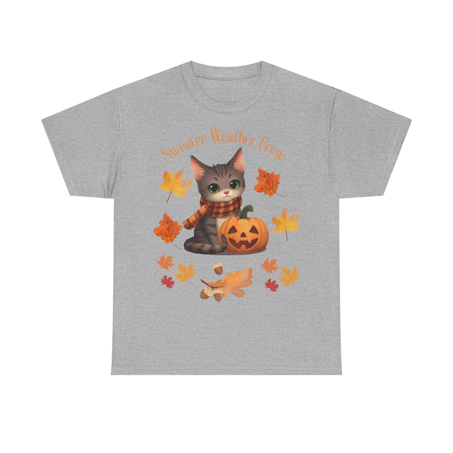 Cozy Fall Cat Shirt – Süßes Herbst T-Shirt für Katzenliebhaberinnen | Morgenmood