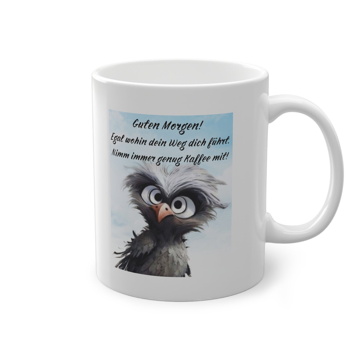 Kaffeetasse lustige Vogelmotiv - MorgenMood