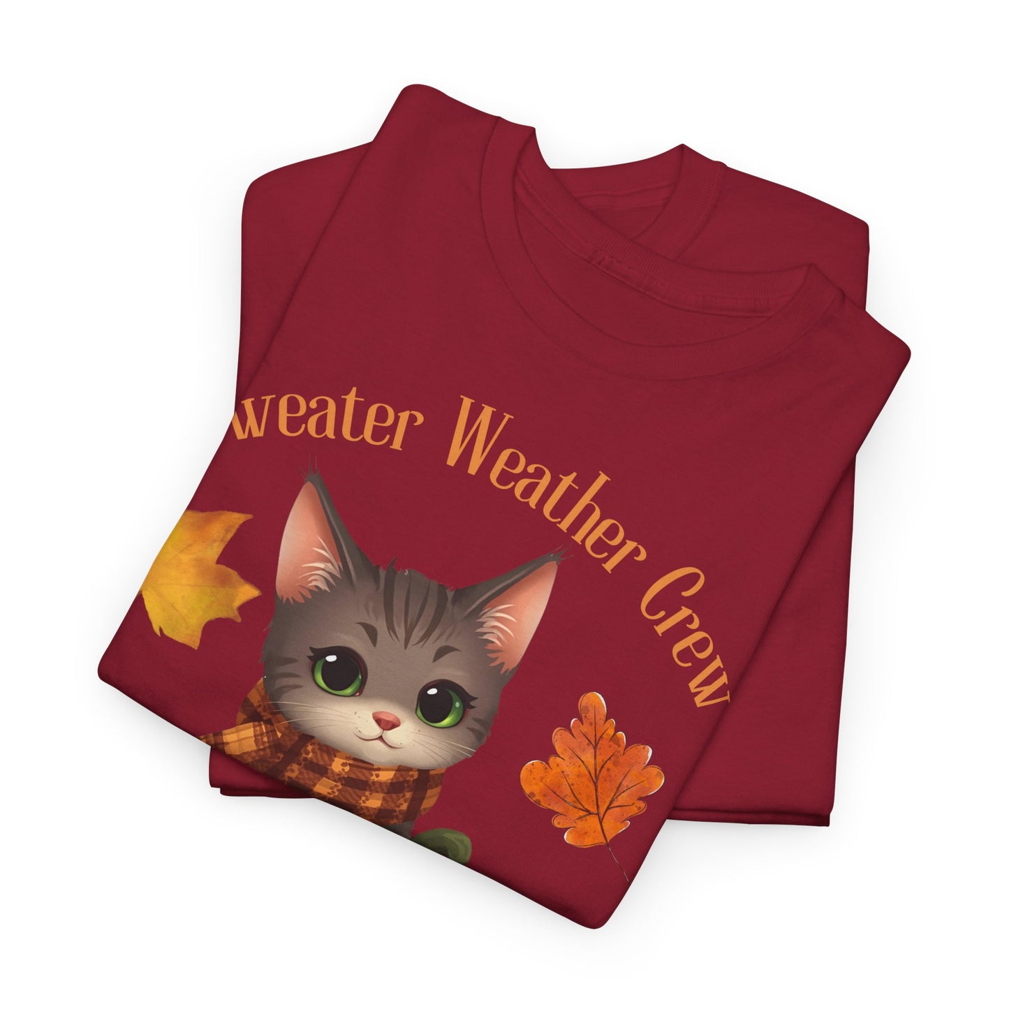 Cozy Fall Cat Shirt – Süßes Herbst T-Shirt für Katzenliebhaberinnen | Morgenmood