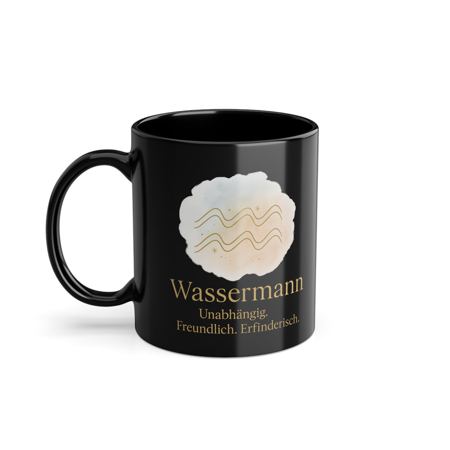 Kaffeetasse Sternzeichen Wassermann Boho Design - MorgenMood