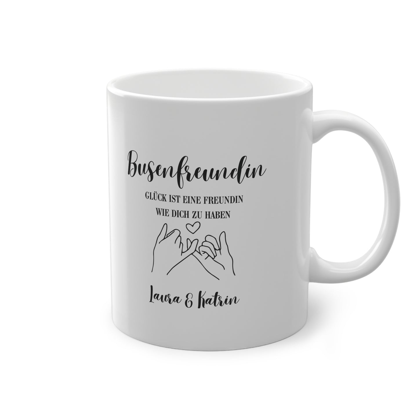 Personalisierte Freundschafts-Tasse, Geschenk für Beste Freundinnen - MorgenMood