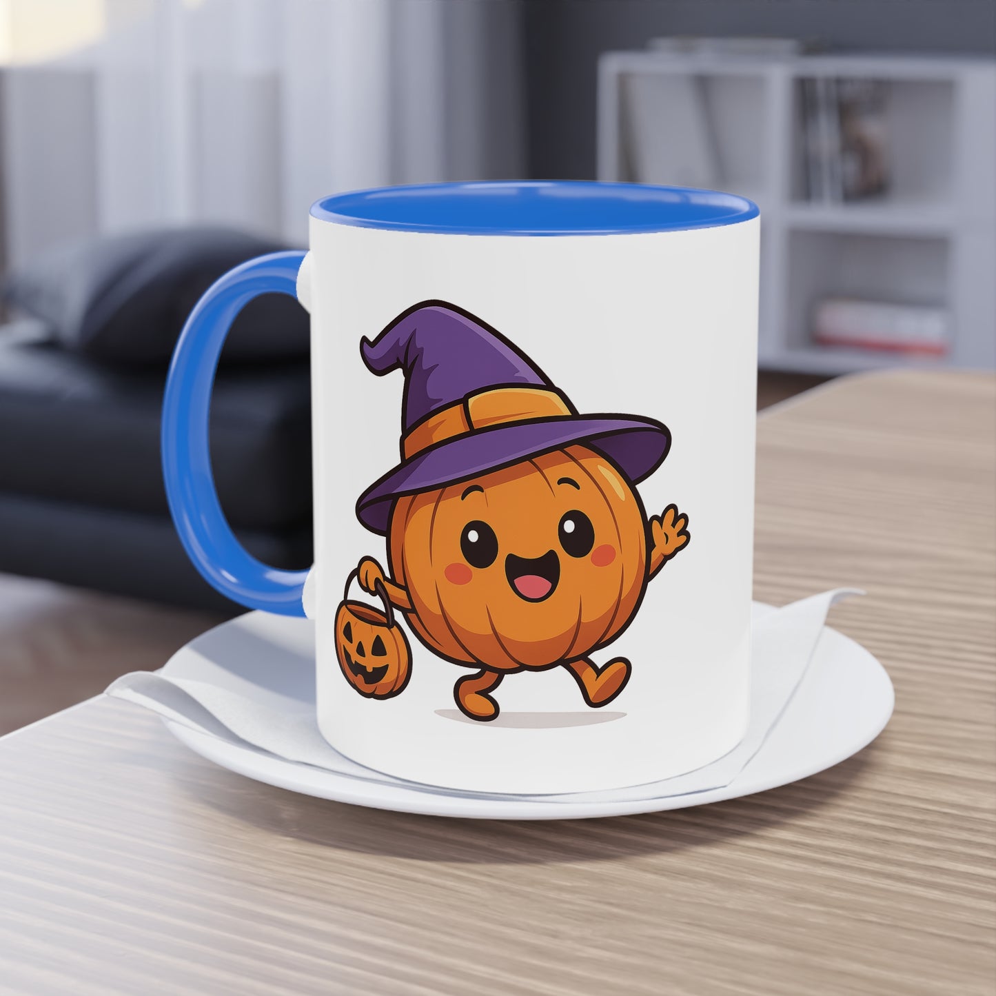 Skurrile Kürbis Halloween Kaffeetasse, Süßes Herbst-Trinkgeschirr, Halloween-Geschenk, Herbstdeko, Jahreszeitliche Küchenutensilien - MorgenMood