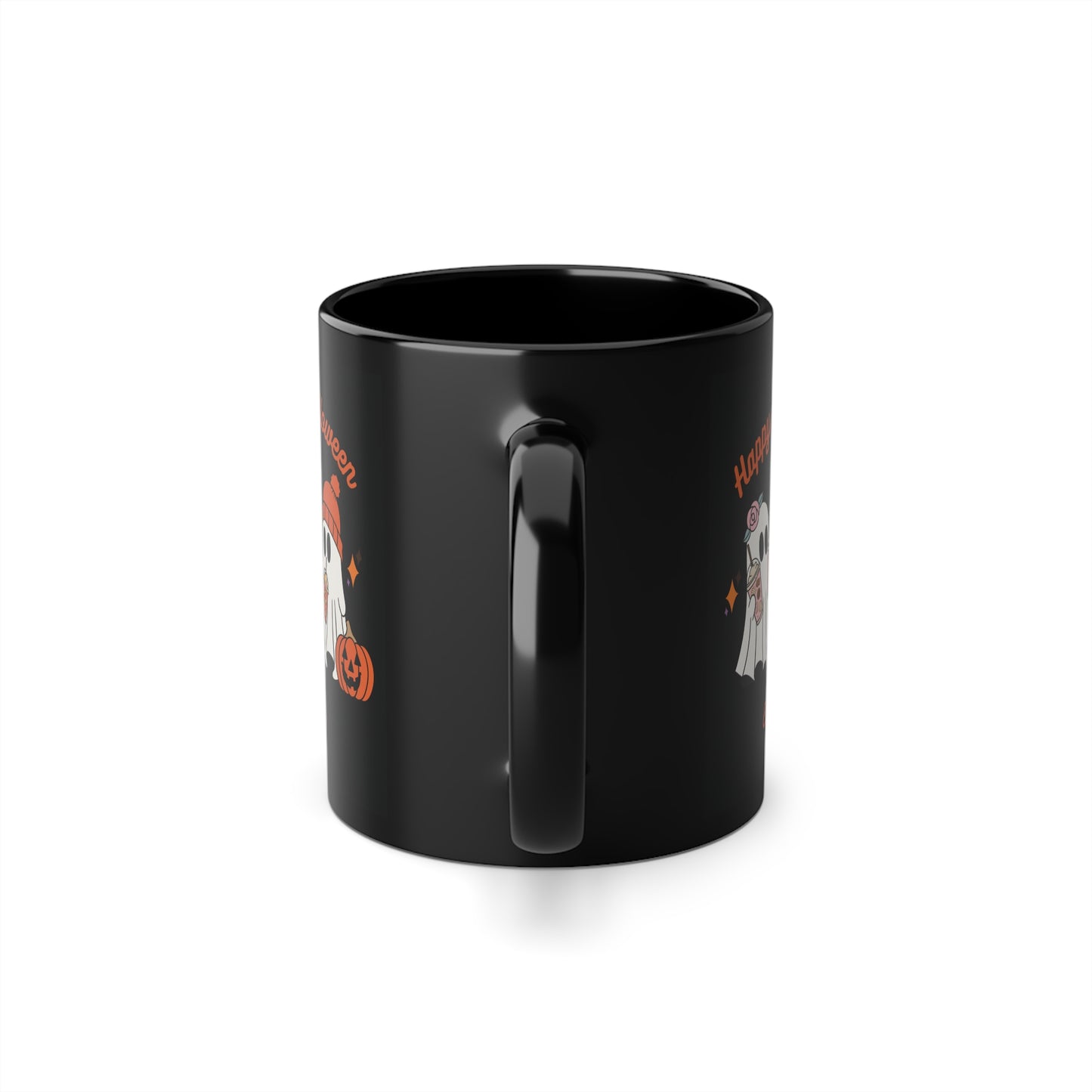 Personalisierte schwarze Tasse für Kinder - Halloween-Geschenk von Eltern - MorgenMood