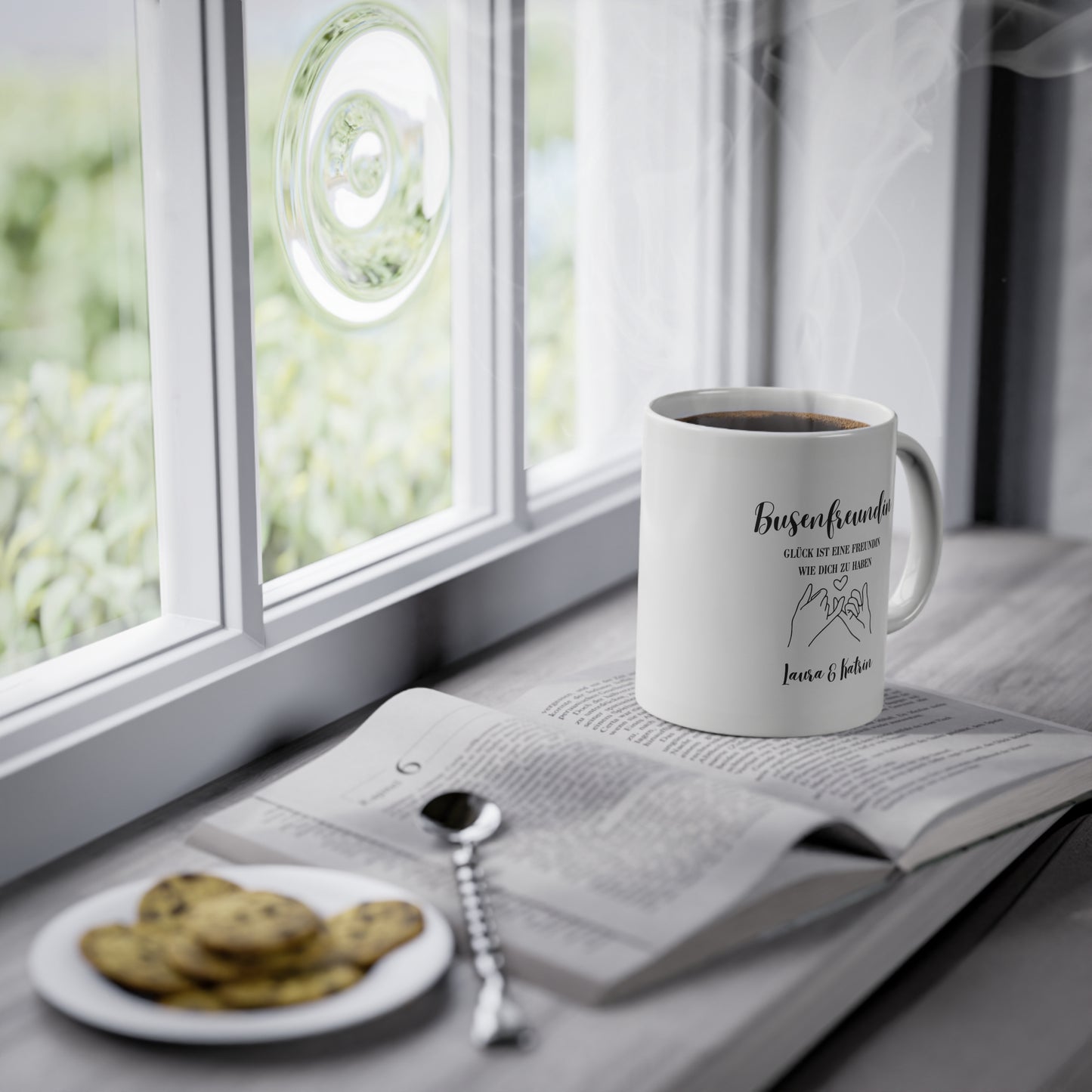 Personalisierte Freundschafts-Tasse, Geschenk für Beste Freundinnen - MorgenMood