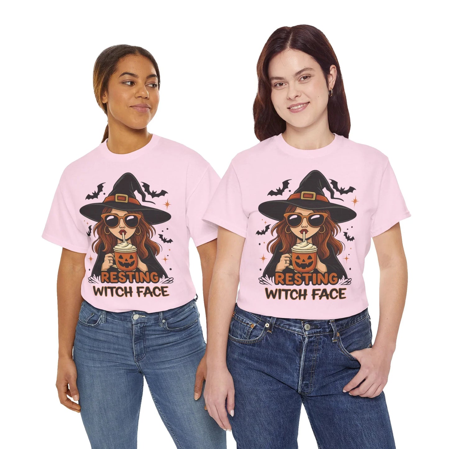 Halloween T-Shirt Unisex mit Hexe - MorgenMood