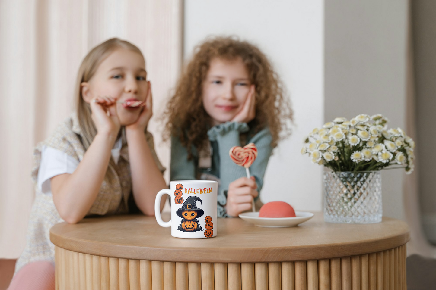 Halloween Tasse Kürbis Hexe Motiv - MorgenMood