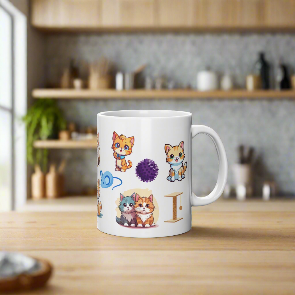 Tasse mit süßem Katzen-Motiv - MorgenMood