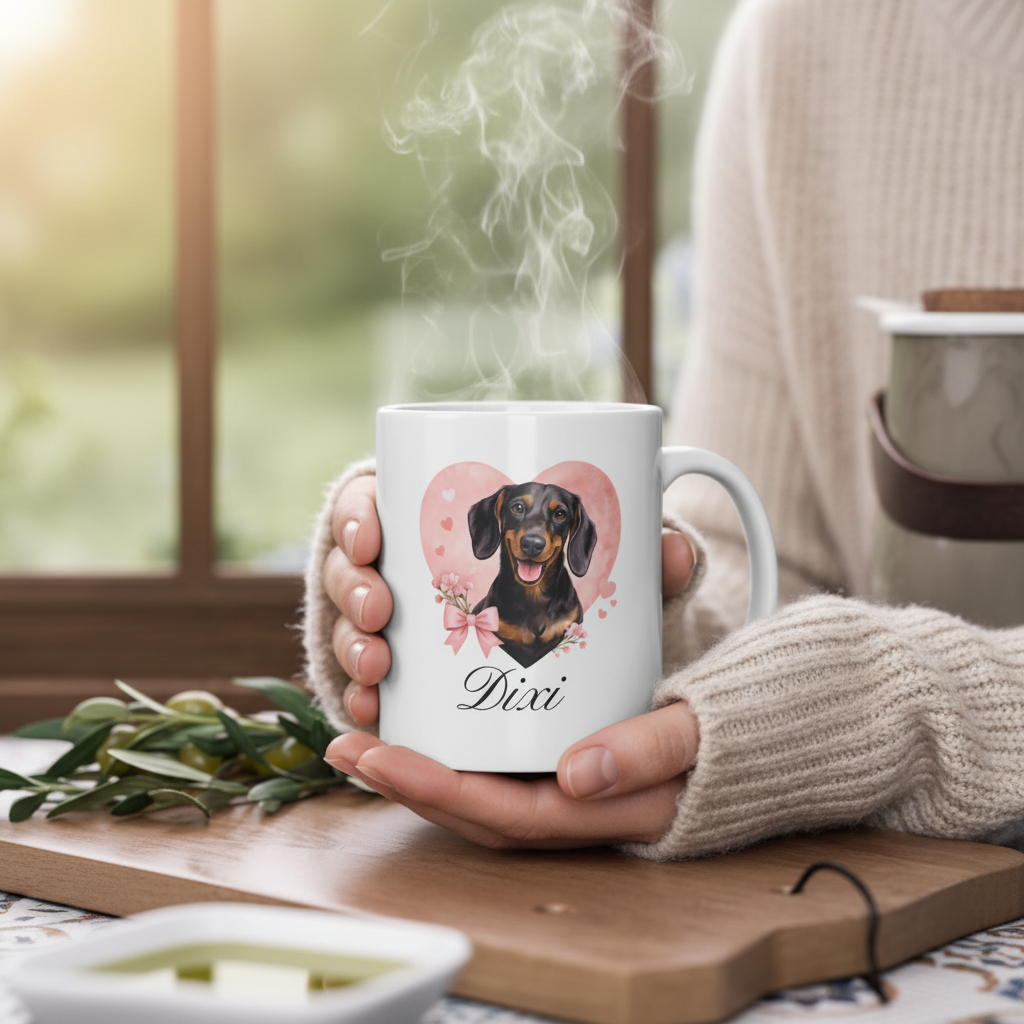 Dein Dackel. Deine Tasse.