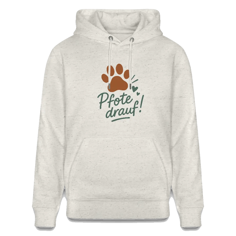 Bio-Hoodie „Pfote drauf!“ – Unisex & ultra cozy