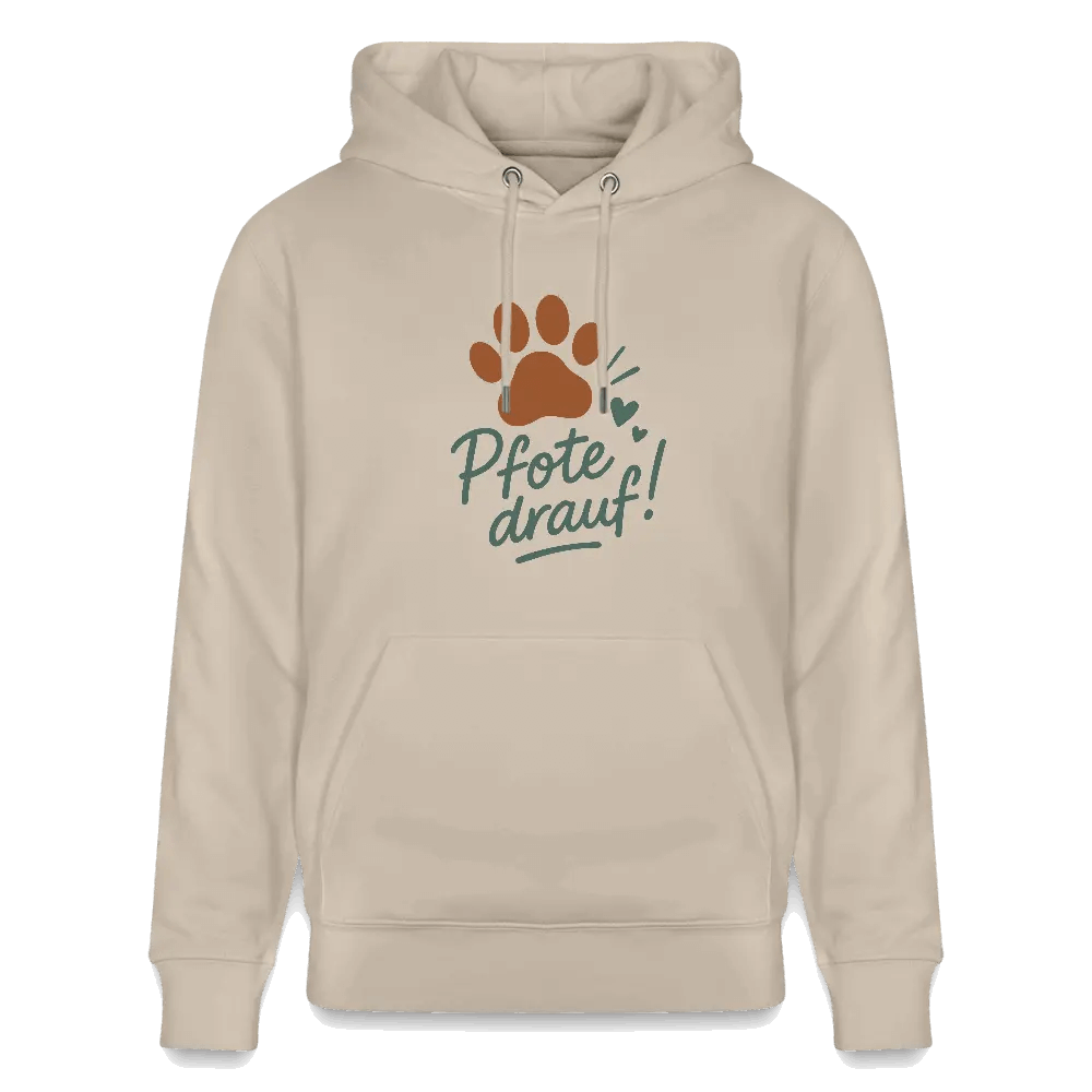 Bio-Hoodie „Pfote drauf!“ – Unisex & ultra cozy - MorgenMood -Entdecke Tassen, T-Shirts und Sweatshirts mit einzigartigem Style