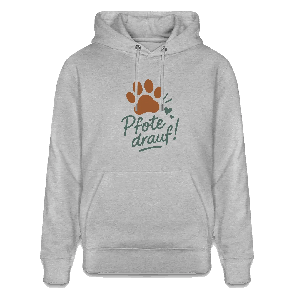 Bio-Hoodie „Pfote drauf!“ – Unisex & ultra cozy