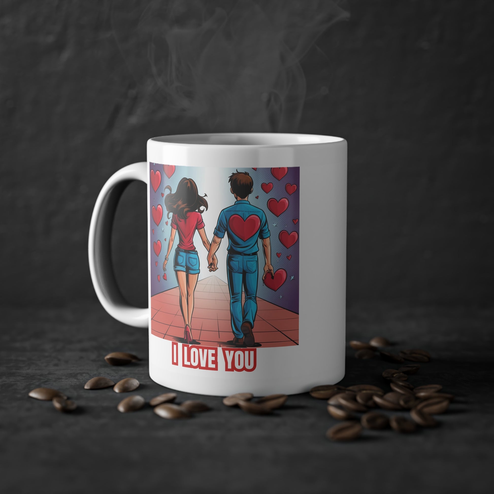 Romantischer Kaffeebecher für Verliebte - MorgenMood 