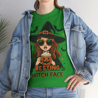 Halloween T-Shirt Unisex mit Hexe - MorgenMood 