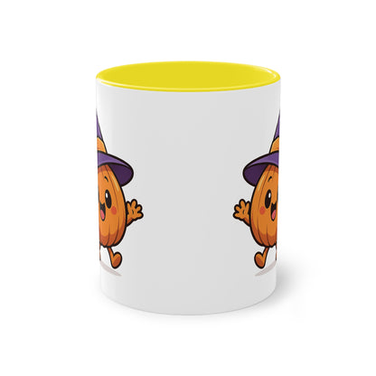 Skurrile Kürbis Halloween Kaffeetasse, Süßes Herbst-Trinkgeschirr, Halloween-Geschenk, Herbstdeko, Jahreszeitliche Küchenutensilien - MorgenMood 