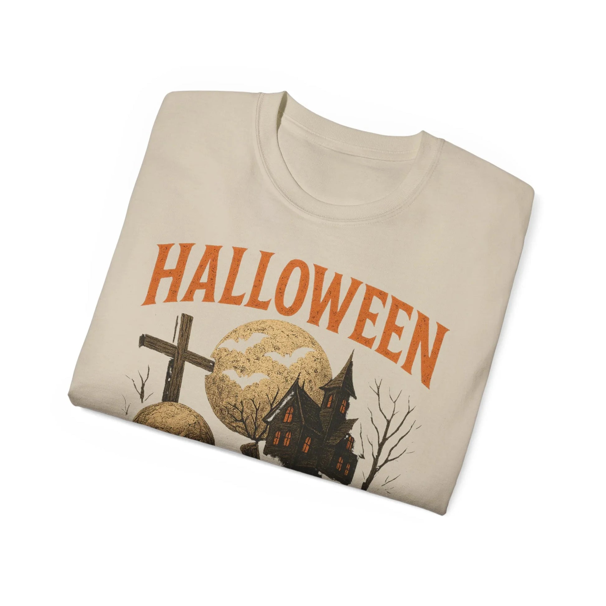 T-Shirt Motiv Halloween Kürbis Totenkopf - MorgenMood 