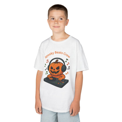 Halloween DJ Kürbis Kinder T-Shirt, Gruseliges T-Shirt, Trick or Treat Geschenk - MorgenMood 