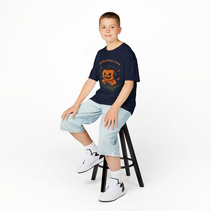 Halloween DJ Kürbis Kinder T-Shirt, Gruseliges T-Shirt, Trick or Treat Geschenk - MorgenMood 