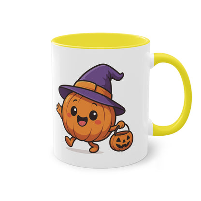 Skurrile Kürbis Halloween Kaffeetasse, Süßes Herbst-Trinkgeschirr, Halloween-Geschenk, Herbstdeko, Jahreszeitliche Küchenutensilien - MorgenMood 