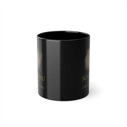 Kaffeetasse Sternzeichen Jungfrau, Goldenes Boho Design - MorgenMood 