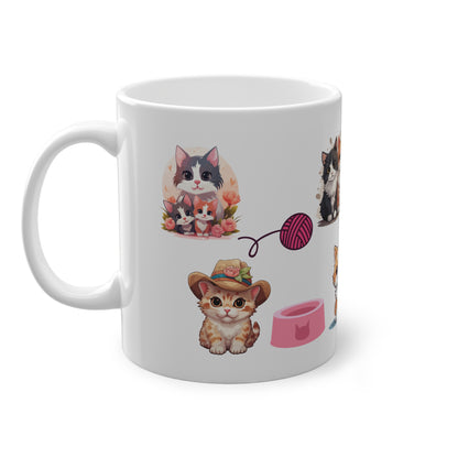 Tasse mit süßem Katzen-Motiv - MorgenMood 