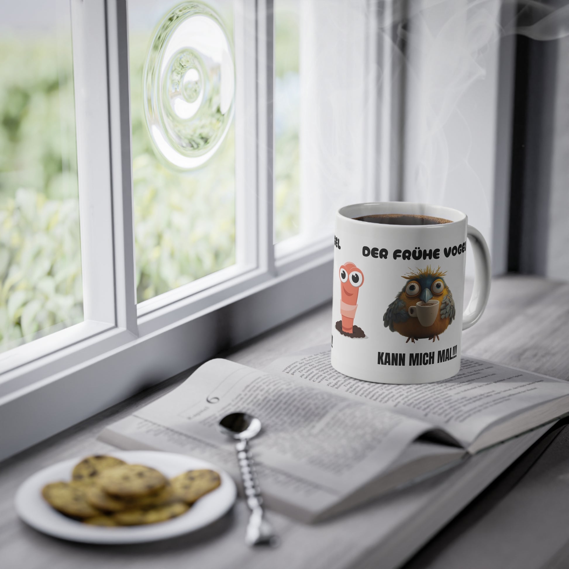 Kaffeebecher mit lustigem Motiv - MorgenMood 