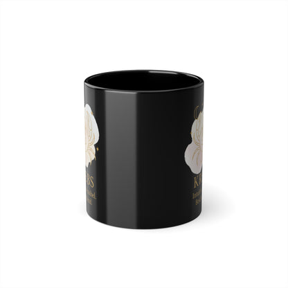 Kaffeetasse Sternzeichen Krebs, Goldfarbener Boho Style - MorgenMood 