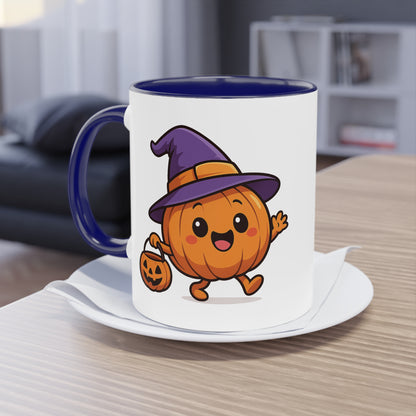 Skurrile Kürbis Halloween Kaffeetasse, Süßes Herbst-Trinkgeschirr, Halloween-Geschenk, Herbstdeko, Jahreszeitliche Küchenutensilien - MorgenMood 