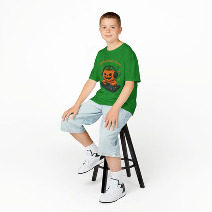 Halloween DJ Kürbis Kinder T-Shirt, Gruseliges T-Shirt, Trick or Treat Geschenk - MorgenMood 