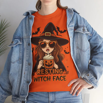 Halloween T-Shirt Unisex mit Hexe - MorgenMood 