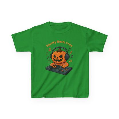 Halloween DJ Kürbis Kinder T-Shirt, Gruseliges T-Shirt, Trick or Treat Geschenk - MorgenMood 