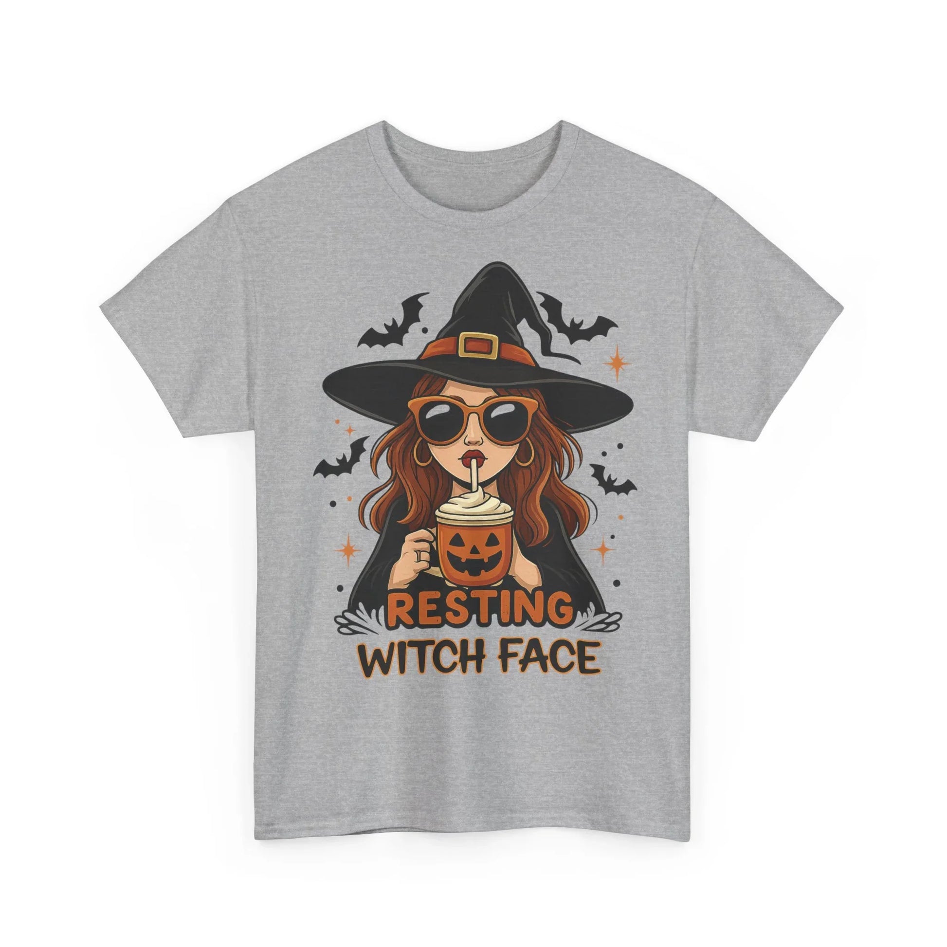 Halloween T-Shirt Unisex mit Hexe - MorgenMood 