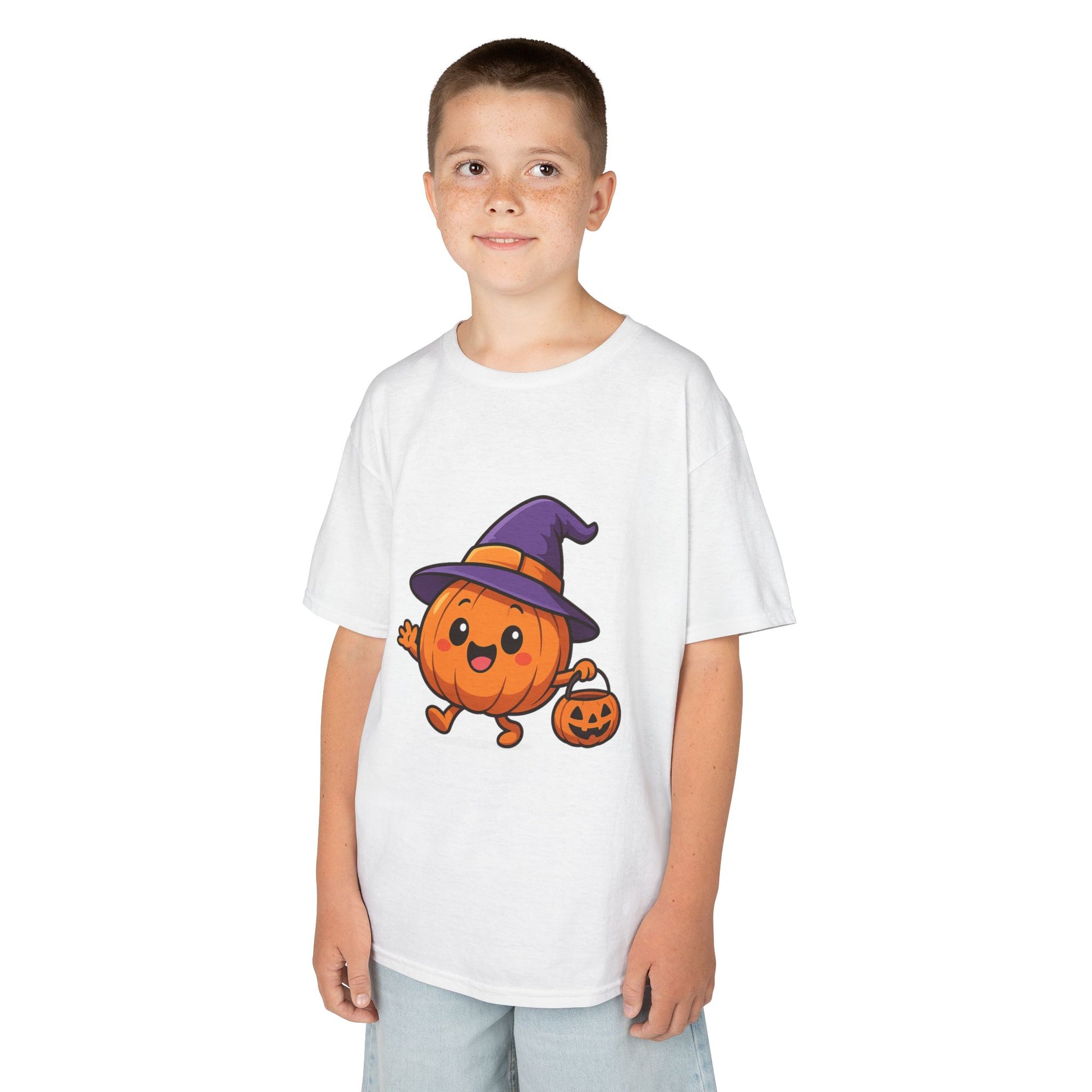 Süßes Kürbis Halloween Kinder T-Shirt, Kinder Halloween Kleidung, Kleinkind Kürbis Shirt, Halloween Kostüm T-Shirt, Trick or Treat T-Shirt - MorgenMood 