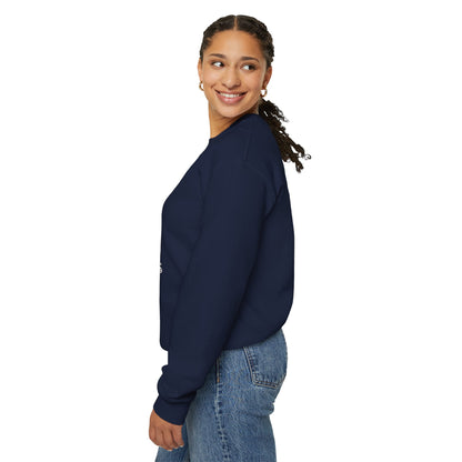 Halloween Sweatshirt mit lustigem Geist mit Hut und Kürbisse