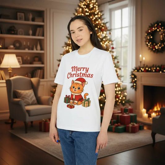 Merry Christmas Cat T-Shirt - MorgenMood -Entdecke Tassen, T-Shirts und Sweatshirts mit einzigartigem Style