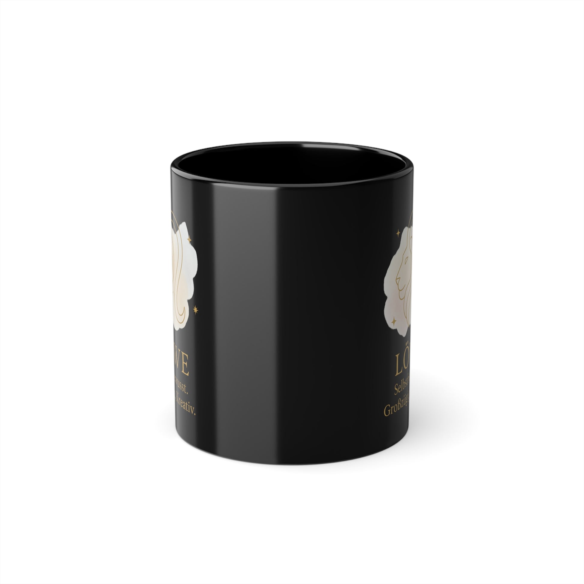 Tasse Sternzeichen Löwe, goldenes Boho Design - MorgenMood 