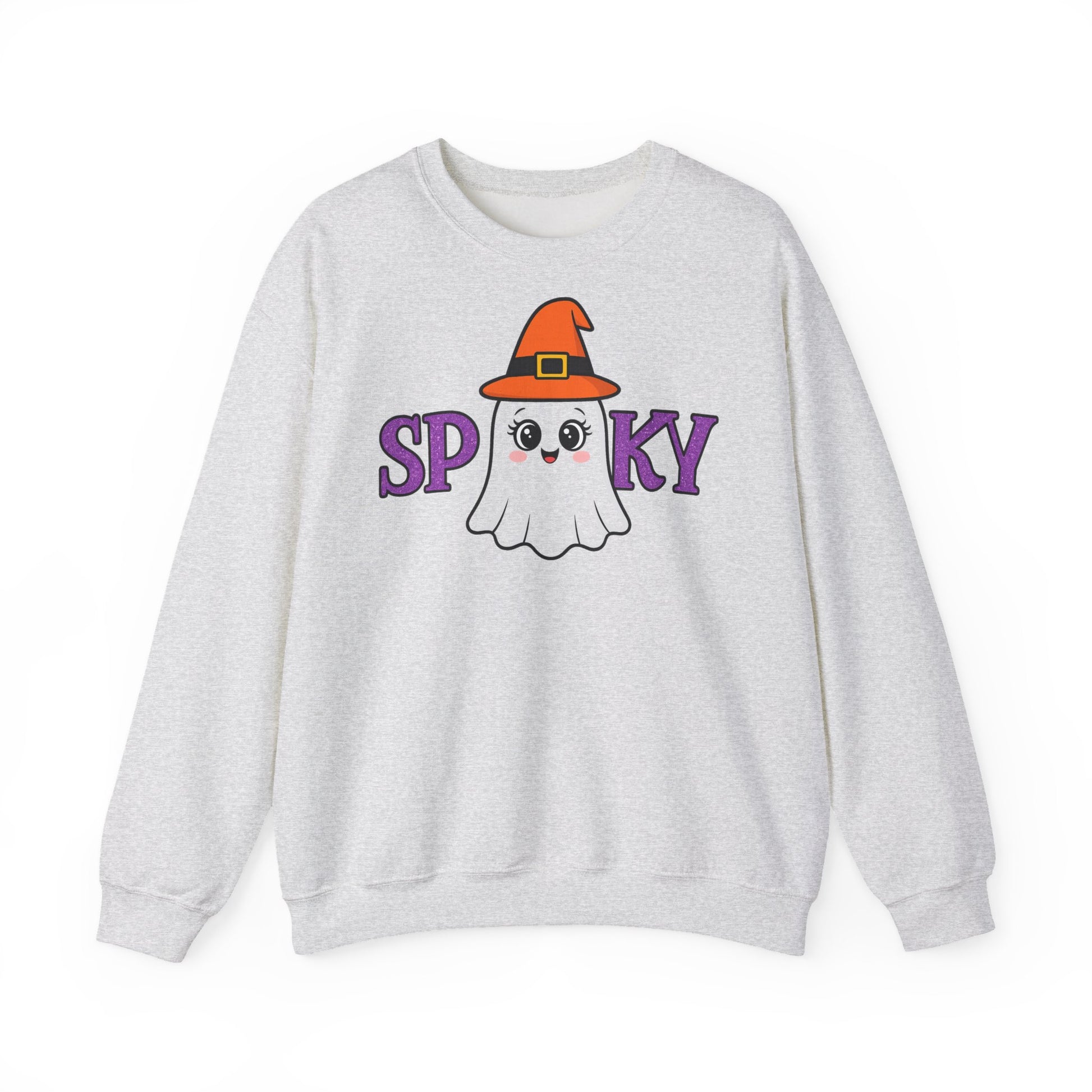 Gruseliges Geister Crewneck Sweatshirt, Halloween Kleidung, Herbstmode, Gemütlicher Pullover, Unisex Kollektion - MorgenMood 
