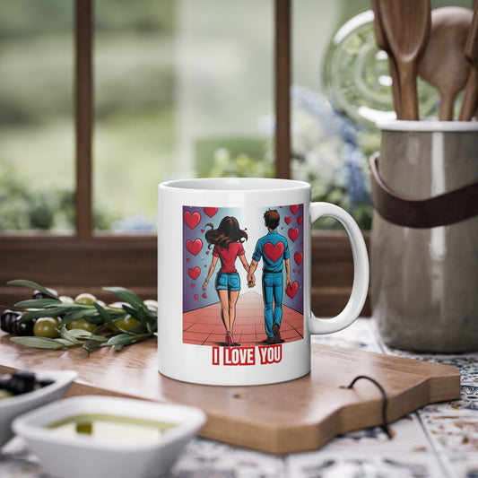Romantischer Kaffeebecher für Verliebte - MorgenMood 
