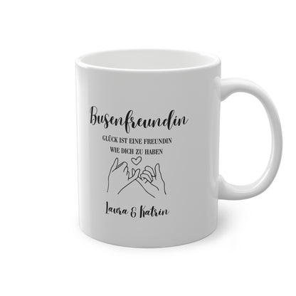 Personalisierte Freundschafts-Tasse, Geschenk für Beste Freundinnen - MorgenMood 