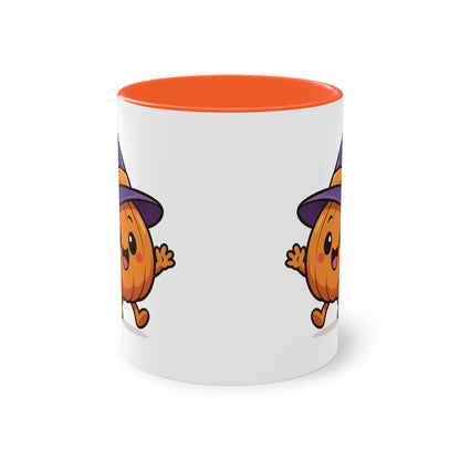 Skurrile Kürbis Halloween Kaffeetasse, Süßes Herbst-Trinkgeschirr, Halloween-Geschenk, Herbstdeko, Jahreszeitliche Küchenutensilien - MorgenMood 