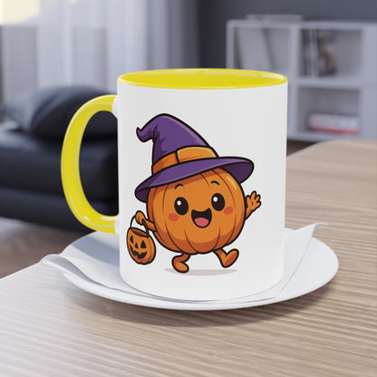 Skurrile Kürbis Halloween Kaffeetasse, Süßes Herbst-Trinkgeschirr, Halloween-Geschenk, Herbstdeko, Jahreszeitliche Küchenutensilien - MorgenMood 