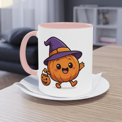 Skurrile Kürbis Halloween Kaffeetasse, Süßes Herbst-Trinkgeschirr, Halloween-Geschenk, Herbstdeko, Jahreszeitliche Küchenutensilien - MorgenMood 