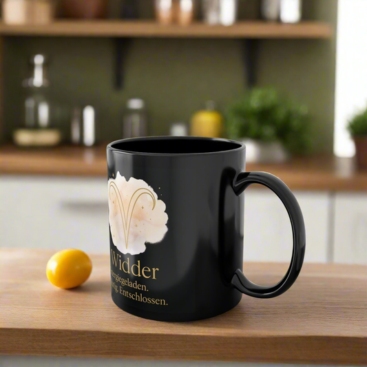 Kaffeetasse Sternzeichen Widder Geschenkidee - MorgenMood 